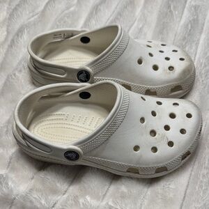 Kids White Crocs